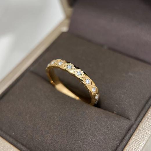 TB32-香奈儿菱格纹窄版戒指镶钻 无钻（XK） 商品图2