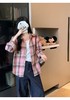 【秋上新】吉妮品牌 002A粉色格子衬衫-喜出 商品缩略图4