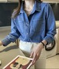 【秋上新】7456牛仔双口袋衬衫-喜出 商品缩略图4