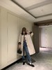 LO*W CLASSIC同款  宽松落肩复古法式长款风衣 商品缩略图13