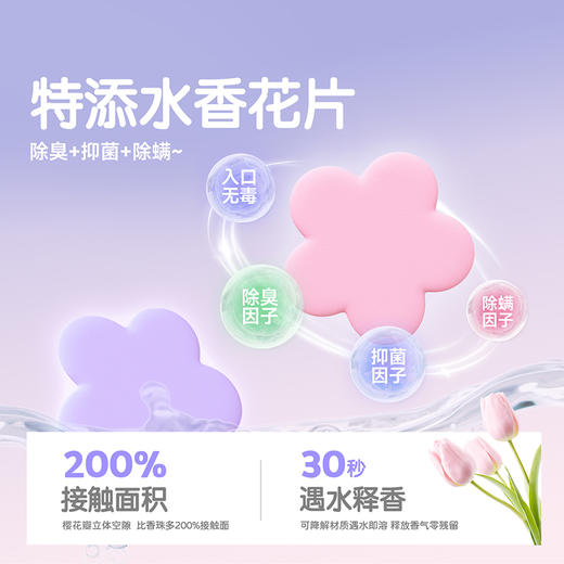 【特惠专享】囧宝 水香花系列 云朵绵绵植物木薯猫砂 遇水结团 粘底克星 猫咪友好 双重除臭淡香祛味 1.25kg/包 商品图3