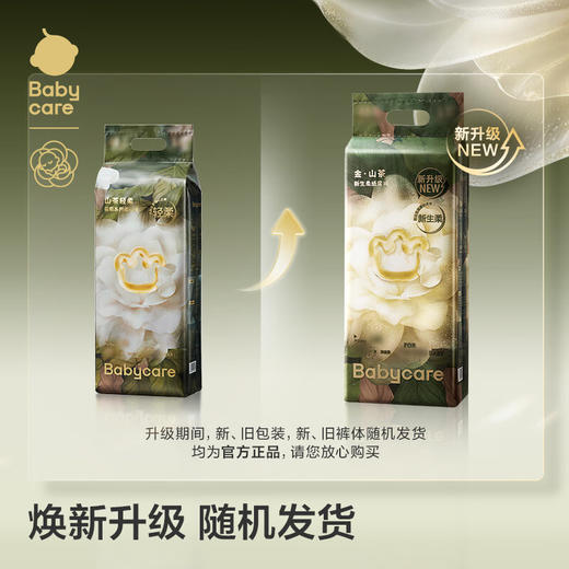 babycare金山茶花纸尿裤婴儿尿不湿超薄透气轻柔花苞裤 商品图0