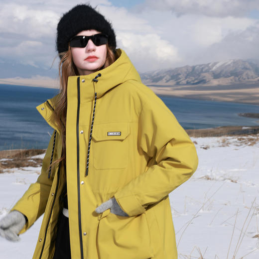 【90白鹅绒】三彩2025冬季新款羽绒服防水易打理户外工装M 商品图2