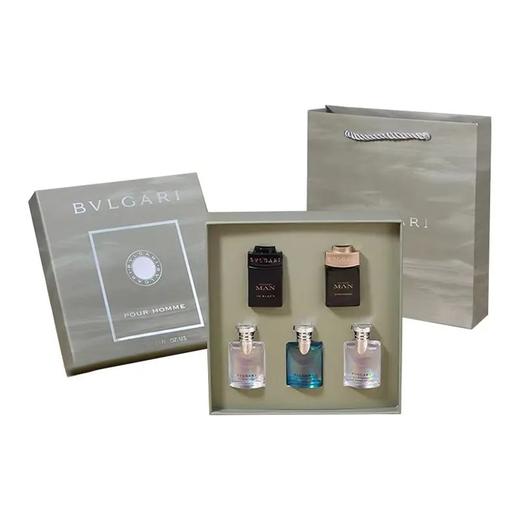 【领券到手价128元】宝格丽BVLGARI 大吉岭茶香水小样五件套5ml*5#夜幽#极致#原版#黑绅士#城市森林 到26年1-3月 商品图1
