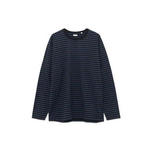 nanamica COOLMAX Stripe Jersey L/S 男女款透气干爽条纹长袖T恤 商品图2