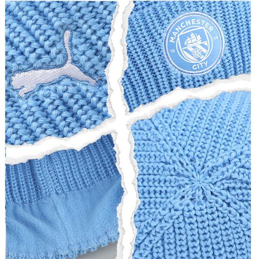 小李子:PUMA彪马曼城足球运动训练毛线帽成人男女026498 01 商品图2