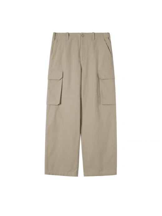 EviStub/E-3DCK219/ 重工水洗竹节抗撕全棉束口复古百搭直筒工装裤 商品图0