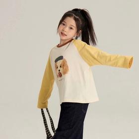 第二件0元，加入购物车下单【3A生姜抗菌莱卡插肩长袖T】爆单款 卡通图案精致萌趣 亲肤透气 单穿打底都合适