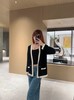 TY324-小香 Chane  黑白撞色针织开衫 (PG*MM) 商品缩略图2