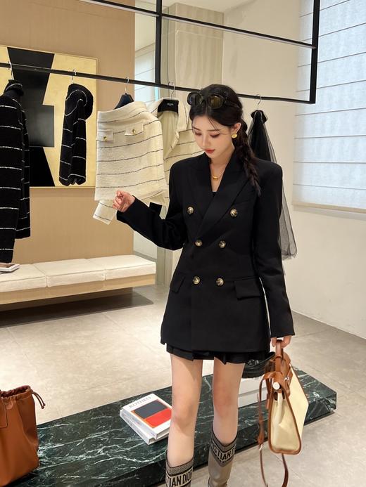 TY296-max-双排扣收腰羊毛精纺西装外套(TQC) 商品图2