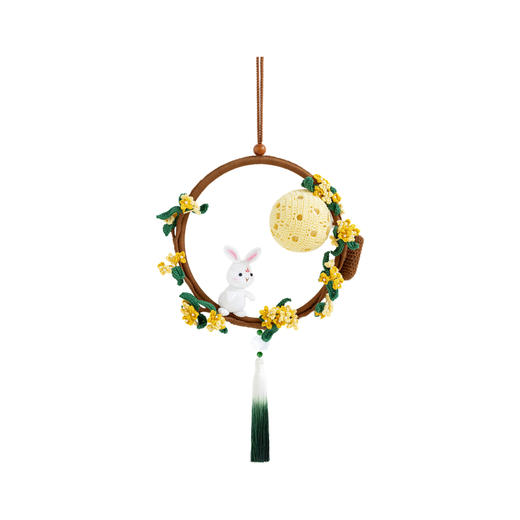 苏苏姐家月桂花灯手工DIY钩针蕾丝线毛线团家居挂件材料包 商品图4