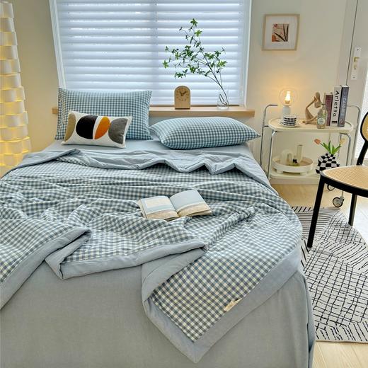 無印良品色织纯棉麻夏被MJ-BZ6202—rxs 商品图2