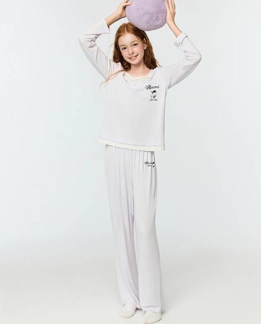 【春上新】8楼爱慕儿童Aimer Kids少女2件装-奶皮酷洛米猫咪套头长袖套装AJ143J311，吊牌价899元 商品图2