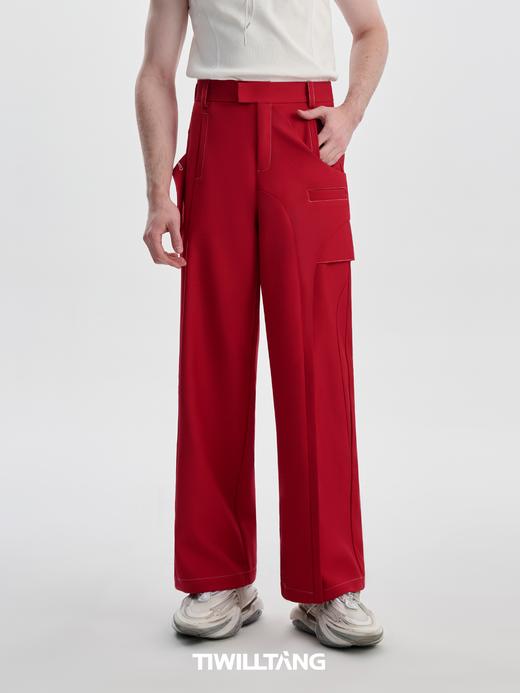 TIWILLTANG启世录“窒韧垣域”复片结构金属扣西装套装宽松廓形 商品图1