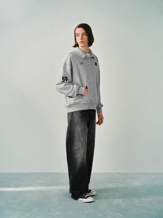 Evistub/E-5CWY142/贴布绣POLO卫衣 商品图0