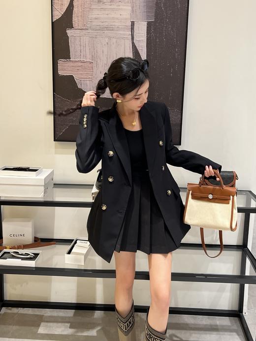 TY296-max-双排扣收腰羊毛精纺西装外套(TQC) 商品图3