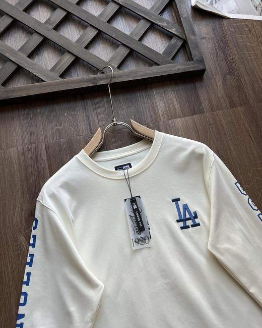 秋日新款NewEra纽亦华MLB卫衣男女NY冰淇淋印花运动套头衫 商品图3