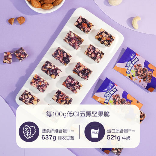 【山姆同厂】DGI 坚果脆（抹茶/五黑）100g*2 商品图5
