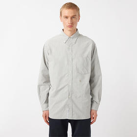 nanamica Button Down Stripe Wind Shirt 纽扣领经典款条纹衬衫