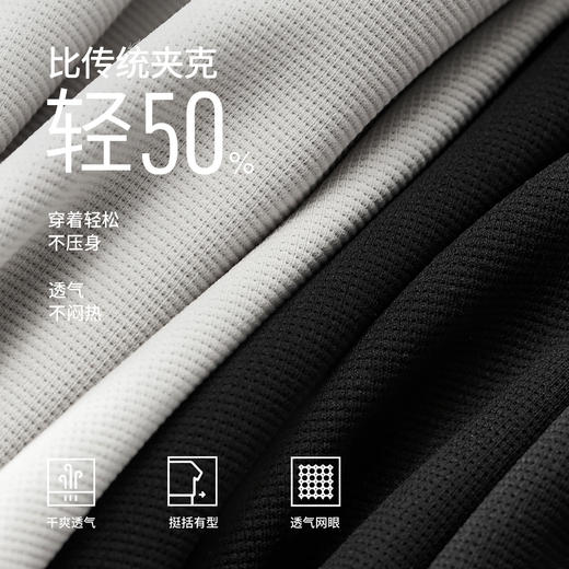 棉仓362808002-5系插肩袖立领软壳夹克男士外套 秋季轻量运动通勤休闲外套 商品图1