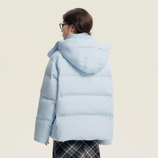 笛莎Deesha青少年女童羽绒服2025冬季女童云感可脱卸连帽羽绒服 商品图4