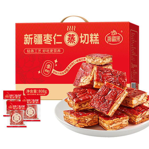【阿克苏优选】浙疆果 新疆枣仁蒸切糕礼盒 商品图1