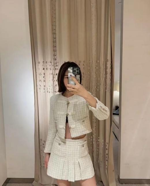 TY328-香奈儿 格纹白色半裙（PG*MM） 商品图3