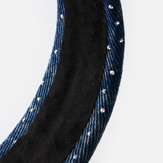 ANGEL ISLAND 深蓝牛仔发箍 百搭休闲发饰 商品图5