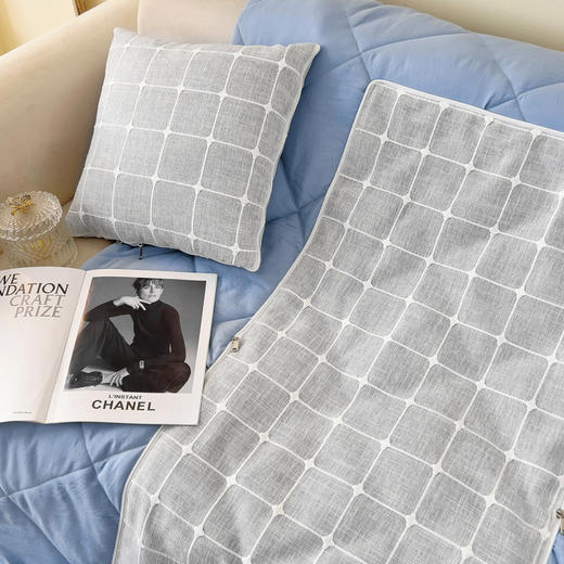 無印良品粗麻多功能抱枕被MJ-TZ8231—rxs 商品图3