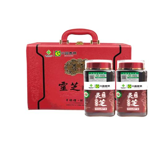 【兴合吉供】灵芝孢子粉 250g*2瓶手提礼盒装 商品图0