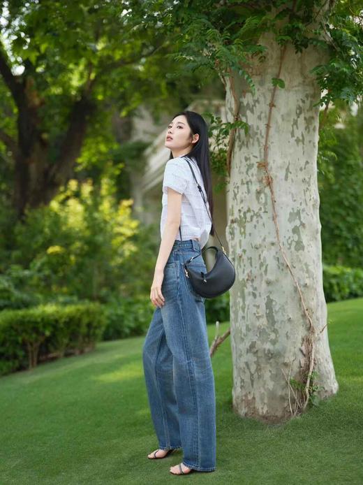 TY323-CELINE赛琳 FW22 Margaret 水洗直筒牛仔裤 女款 蓝色 (PG*MM) 商品图5