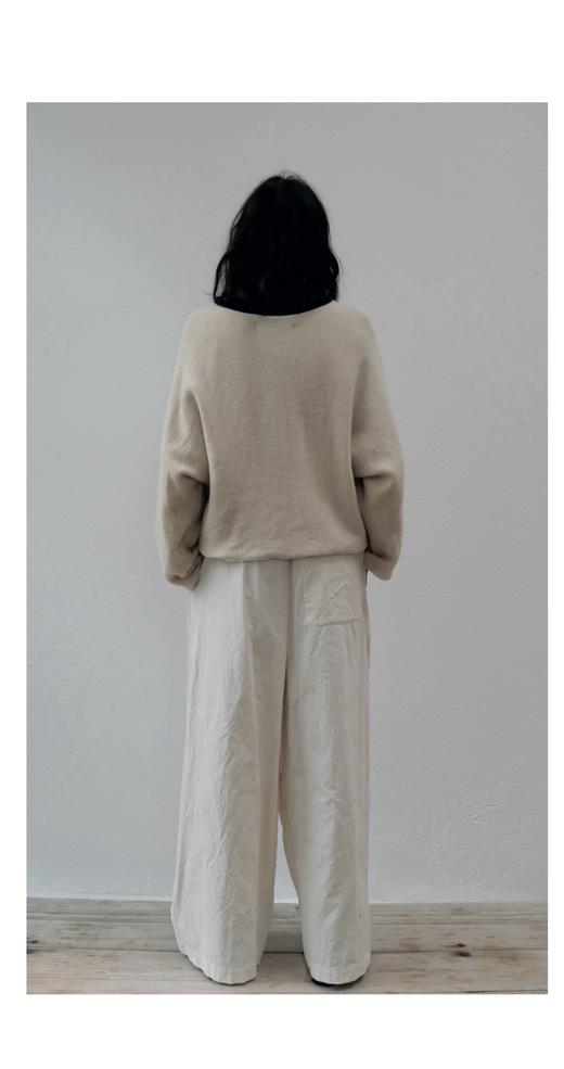 elsa esturgie米色圆领长袖上衣 商品图3