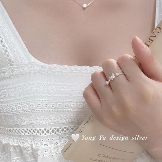 卡蒂罗/KADER  蝴蝶絮语女戒 在逃公主系列 小众设计蝴蝶镂空镶嵌闪锆简约大气开口戒 ins温柔气质创意百搭 商品图6