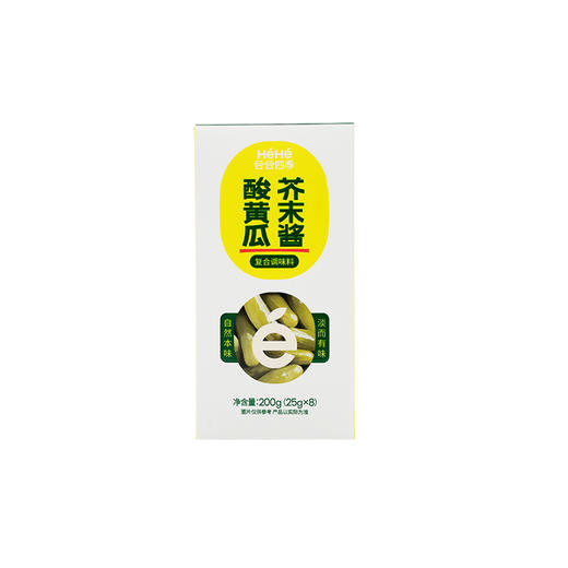 合合四季 松茸油醋汁、酸黄瓜芥末酱 200g/盒【25g*8袋】 商品图5
