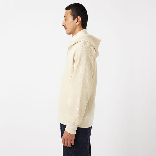 nanamica Zip-Up Thermal Hoodie 男女款华夫格拉链连帽卫衣 商品图1