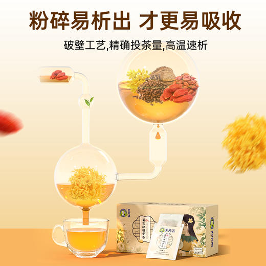 天天清菊花决明子茶3g*30包 商品图3