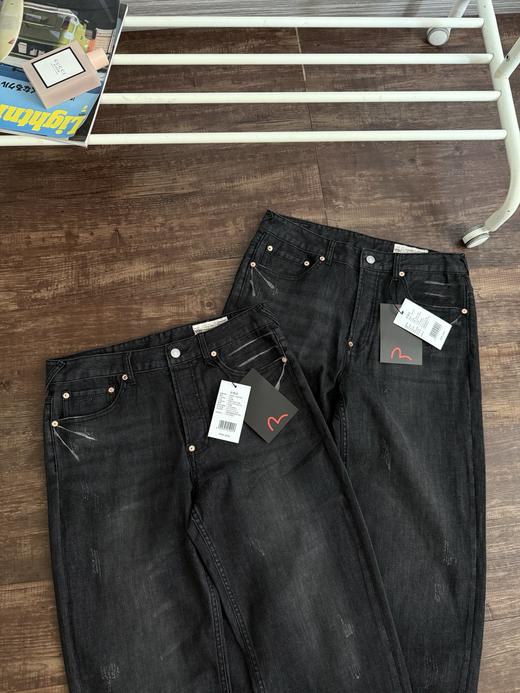 25新款福神男士洗水海鸥刺绣弯刀时尚牛仔裤长裤 商品图3