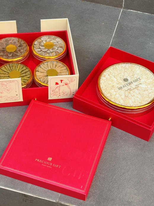 繁花似锦五拼双层礼盒（花旗参款） 商品图0