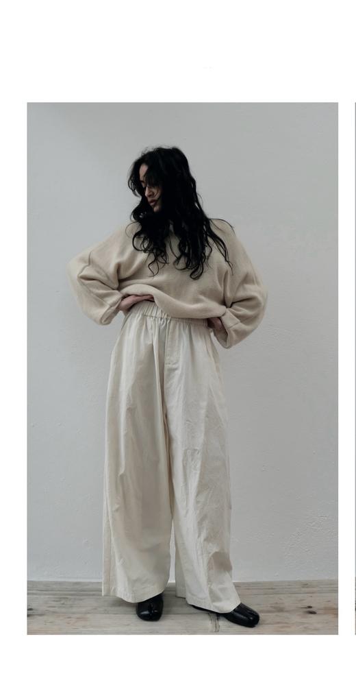 elsa esturgie米色圆领长袖上衣 商品图2