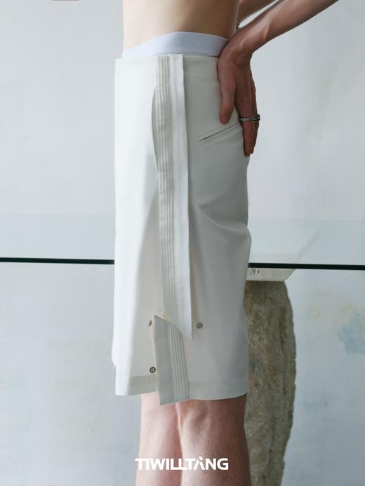 TIWILLTANG启世录“裂轨仰止”错位压褶两件套衬衫设计感衬衣男 商品图3