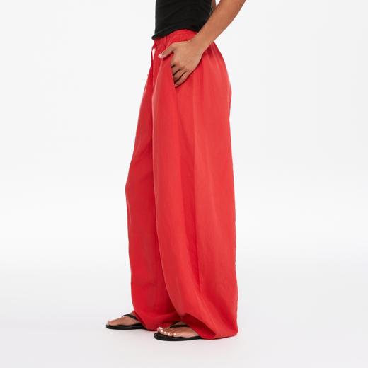 oneup天丝亚麻灯笼阔腿长裤 商品图3