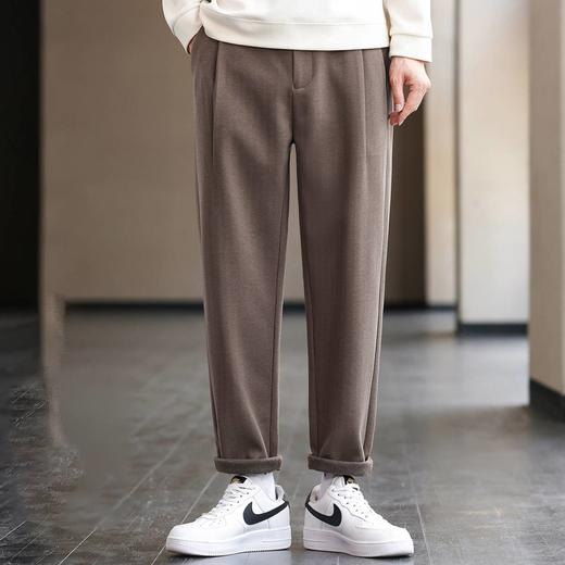 【远红外发热】圣得西2025秋季新款加绒加厚抗菌宽松直筒长裤男 商品图1