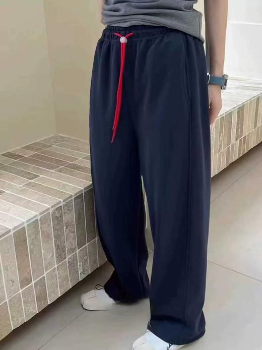 【秋上新】8827藏青色两穿可抽绳卫裤香蕉裤-喜出 商品图0