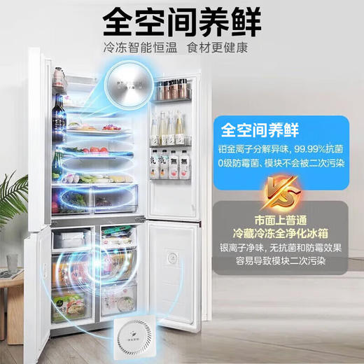 美的十字对开门冰箱MR-540WSPZE【盈】 商品图5