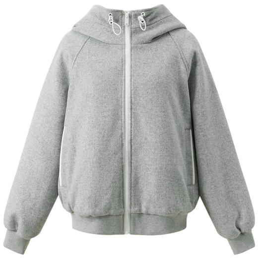 【90白鹅绒】三彩2025冬季新款卫衣式潮流羽绒服短款连帽保暖M 商品图4