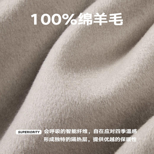 NPC潮牌100%绵羊毛口袋衬衫毛呢外套男落肩翻领挺阔秋冬NP57WC42 商品图4