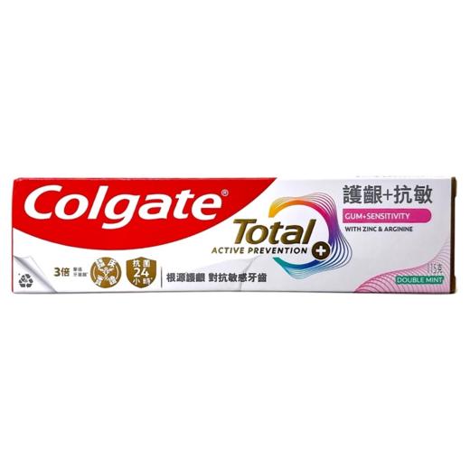 高露洁Colgate 全效专业护龈抗敏牙膏(双重薄荷) 115克  商品图1