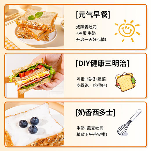 DGI 燕麦吐司 400g*2 商品图4