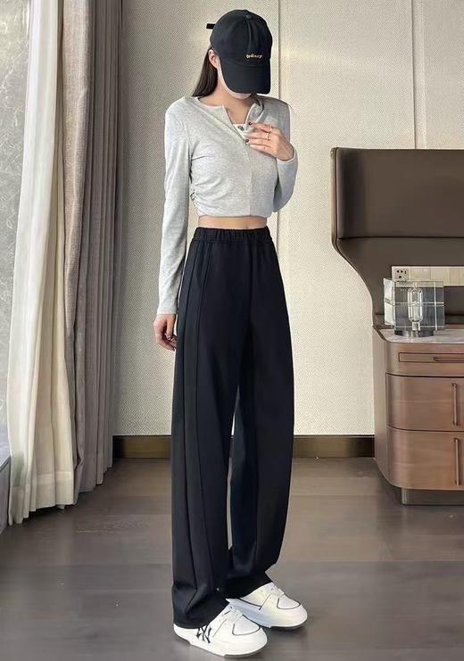 11.11直降到底！！【秋上新】3756 35.9%天竹纤维质感休闲裤弯刀裤-喜出 商品图4