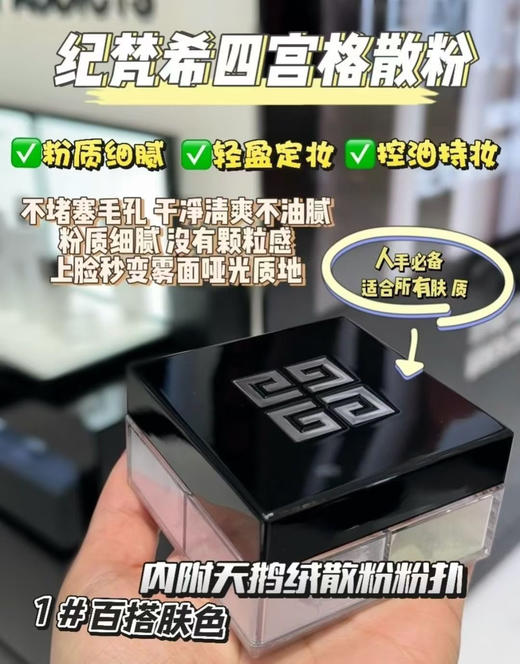 法国纪梵希四宫格散粉 商品图1